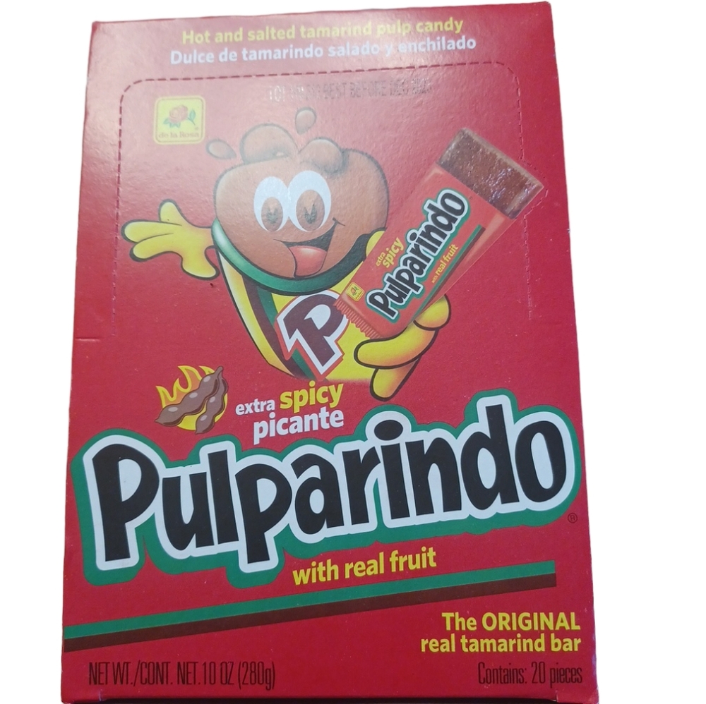 MEXICANA CANDY PULPARINDO EXTRA SPICY WITH REAL FRUIT THE ORIGINAL REAL TAMARIN